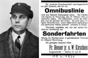 Fritz Heuser Anzeige Zeitung